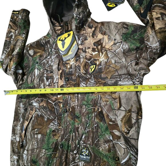 Scent Blocker Outfitter Jacket Mens Size Large Hooded Camo Hunting Apparel - Picture 10 of 16